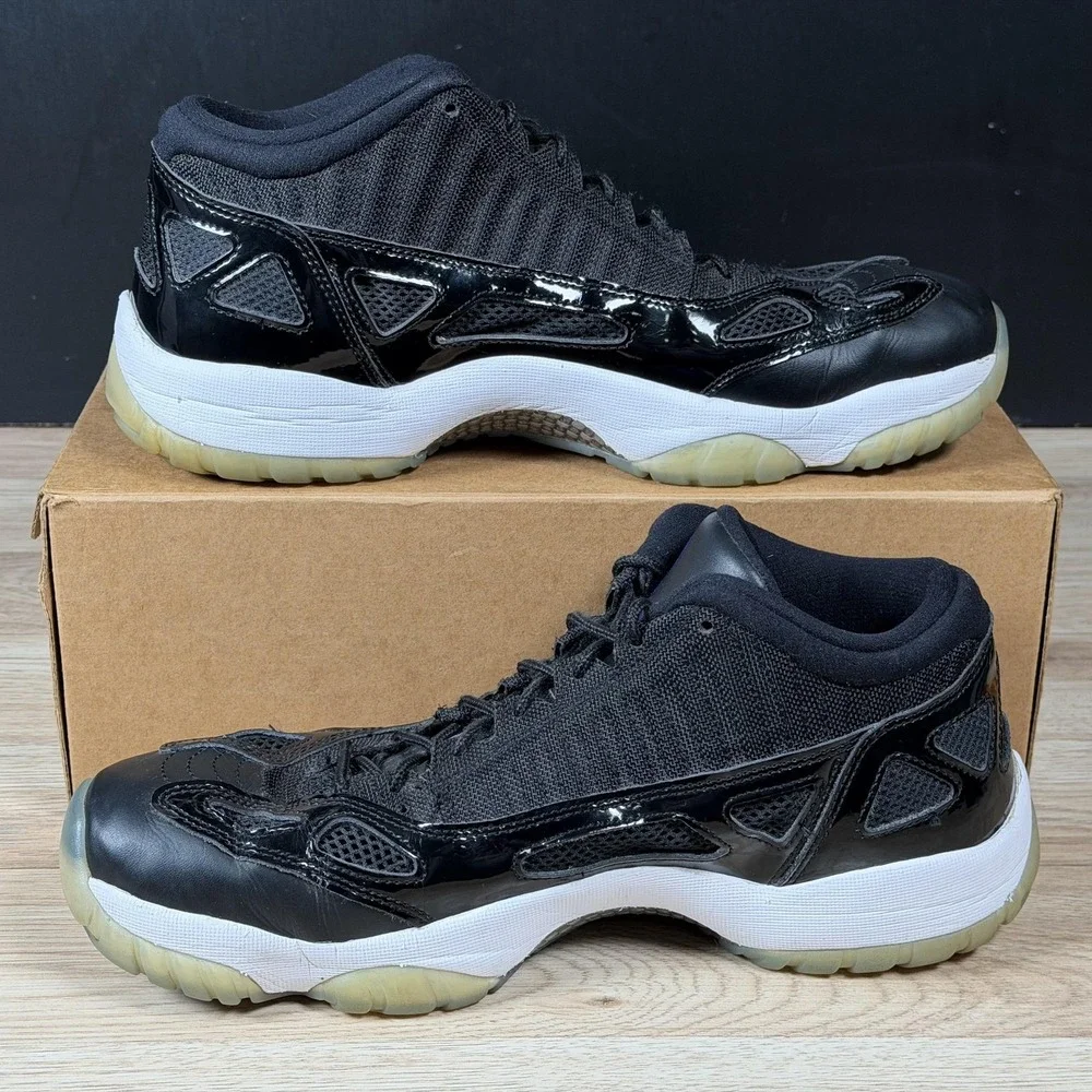 Nike Air Jordan 11 Retro Low IE Mens 12 Black Space Jam Sneakers 919712-041